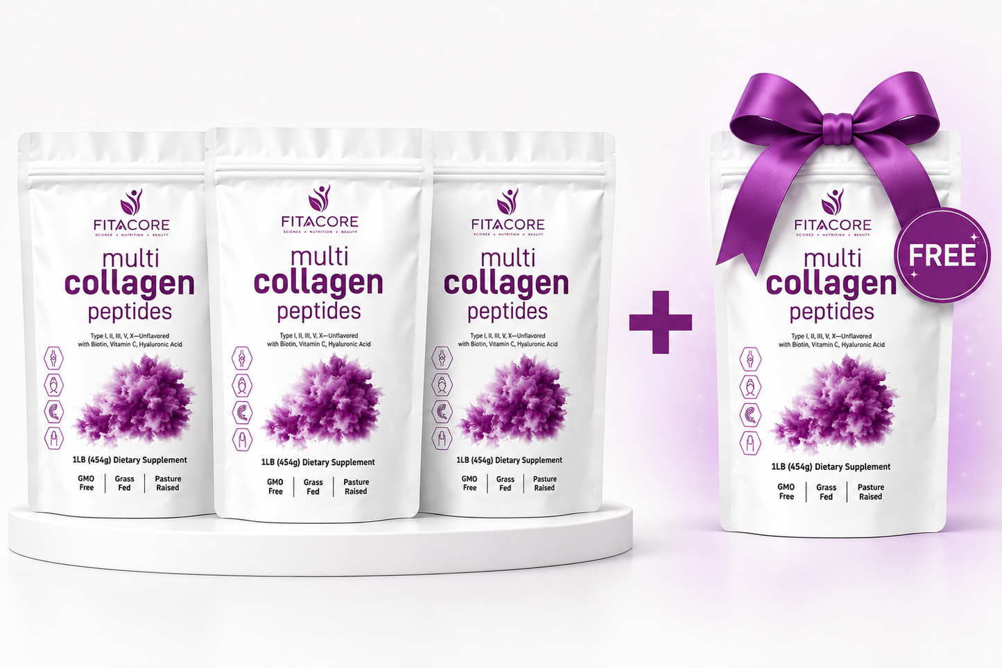 Multi Collagen Peptides by FitaCore